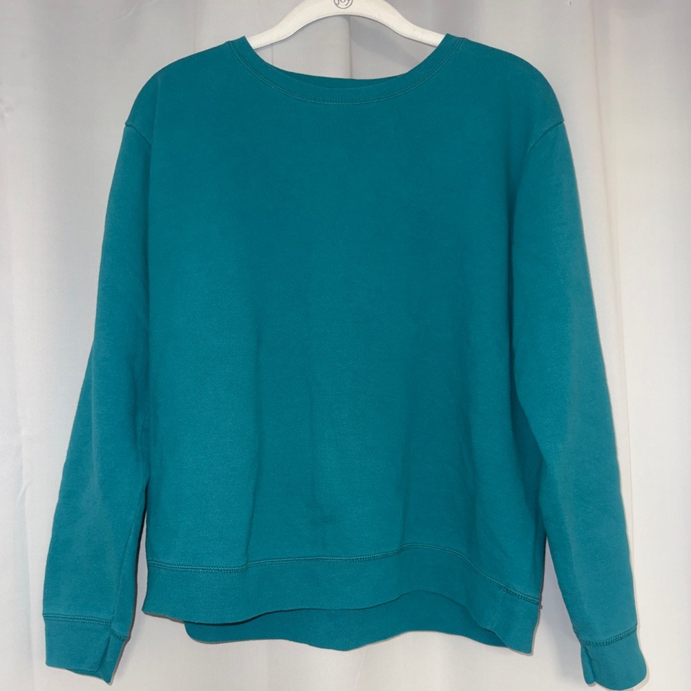 Hanes Teal Crew Neck comfort blend